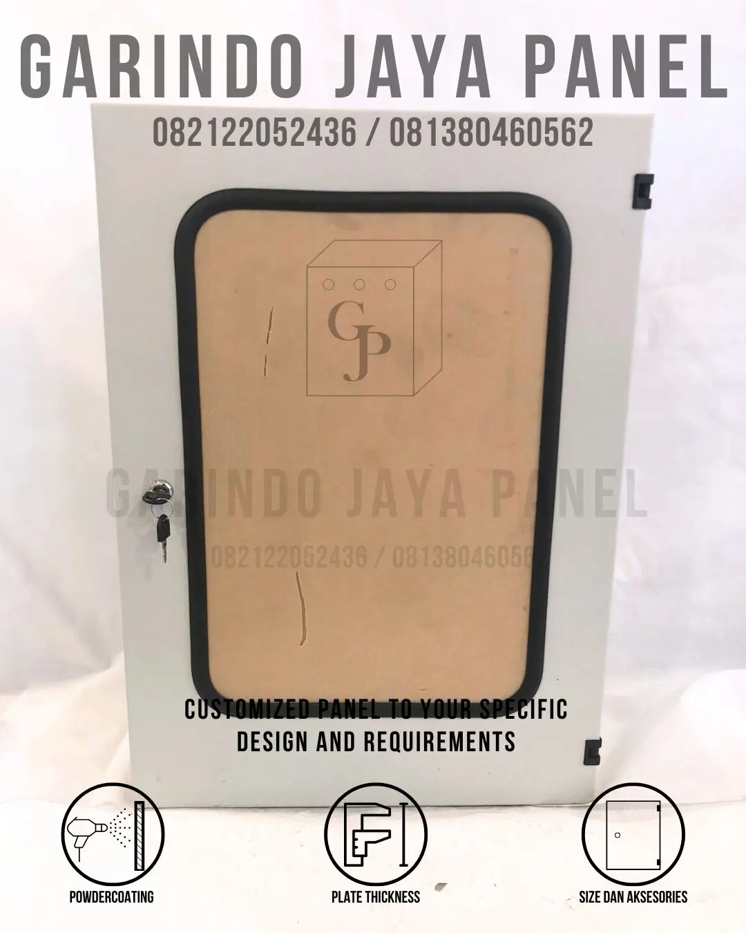 BOX PANEL 70 X 50 X 25 CM INDOOR DOUBLEDOOR KUALITAS BAGUS, PLAT 1.5MM