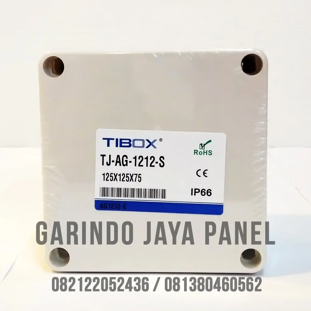 JUNCTION BOX TIBOX PVC IP66 Uk. 125x125x75mm