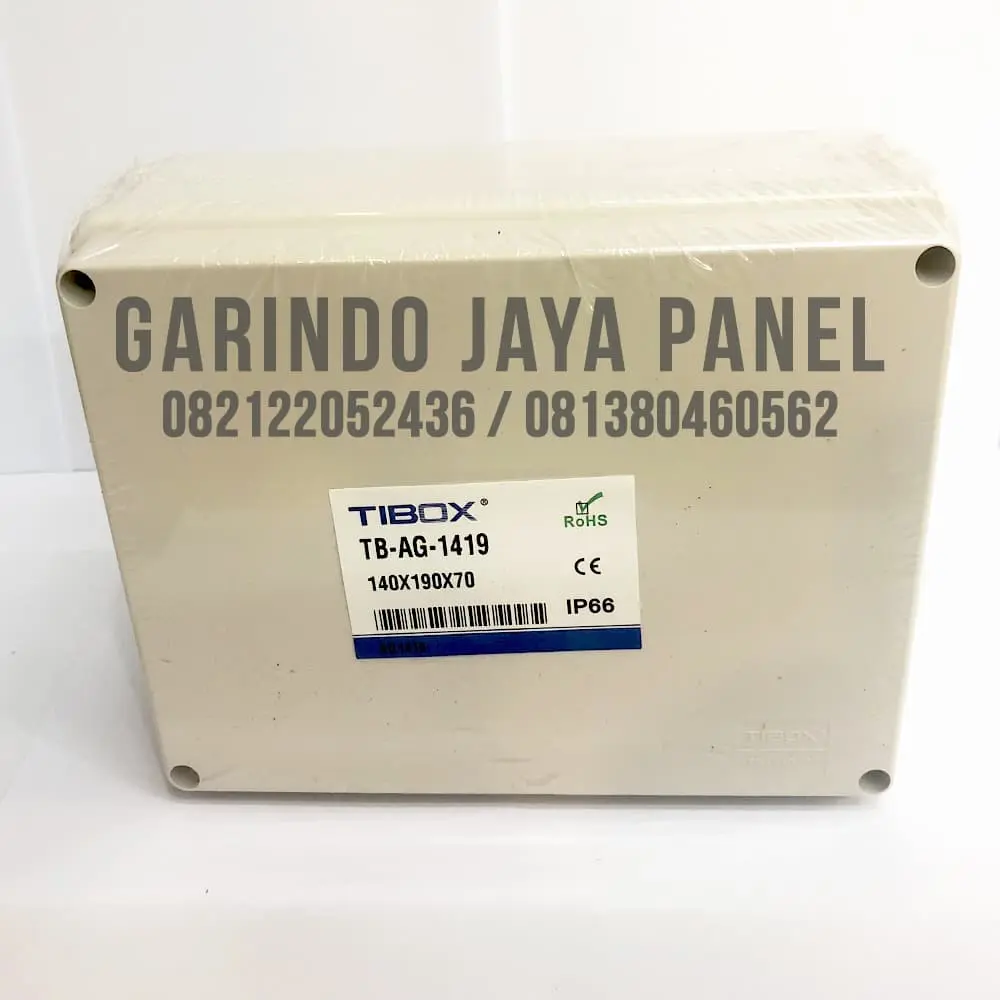 JUNCTION BOX TIBOX PVC IP66 Uk. 140x190x70mm