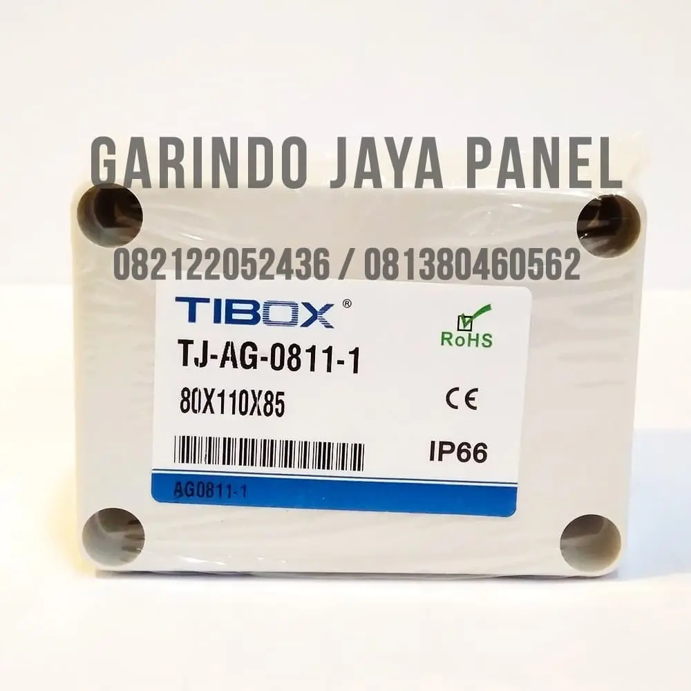 JUNCTION BOX TIBOX PVC IP66 Uk. 80x110x85mm